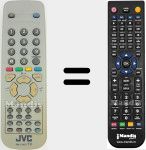 Replacement remote control for RM-C1100