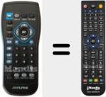 Replacement remote control for RUE-4211