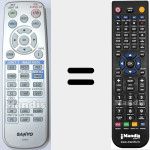 Replacement remote control for CXWY (6450928710)