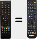 Replacement remote control for SLE2057M4