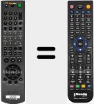 Replacement remote control for RMT-D171A (147884311)