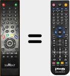 Ersatzfernbedienung f&uuml;r HD60Mini