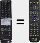 Replacement remote control for TM1170 (AA5900544A)