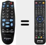 Replacement remote control for SH-T10