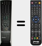 Replacement remote control for GA586WJSA (RRMCGA586WJSA)