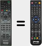 Replacement remote control for RM-ED 052 (149199411)