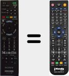 Replacement remote control for RMED053 (149199521)