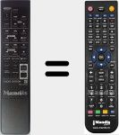 Replacement remote control for RM-S702 (169310811)