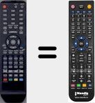 Replacement remote control for RCTFK78