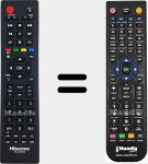 Replacement remote control for ER22655HS (T179018)