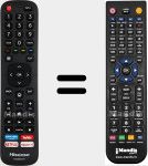 Replacement remote control for EN2BI27H (T244182)