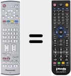 Replacement remote control for REMCON1010