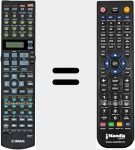 Replacement remote control for RAV353 (WD10860 EU)