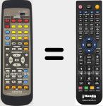 Replacement remote control for RC-875 (9600193402)