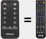 Replacement remote control for AXS240BTU