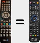 Ersatzfernbedienung f&uuml;r led-1124 HDTV GR (led-1124)