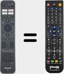 Replacement remote control for RC44255 (30120852)