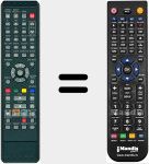 Ersatzfernbedienung f&uuml;r SE-R0307 (79104050)