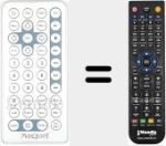 Replacement remote control for MAR001