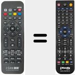 Ersatzfernbedienung für RC258390301 (3139 238 20591)