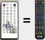 Ersatzfernbedienung f&uuml;r DVP1000