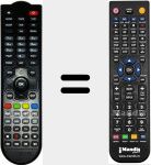 Replacement remote control for DC-M62