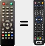Ersatzfernbedienung für DIGI 100 HD