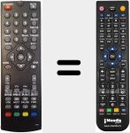 Replacement remote control for FT200 HD
