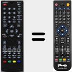 Replacement remote control for MAXT100HD