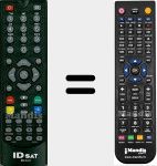 Ersatzfernbedienung f&uuml;r IRC C-01