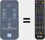 Replacement remote control for Boost TV