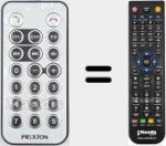 Replacement remote control for PRIX002