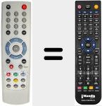 Replacement remote control for RC0896 V4