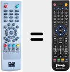 Replacement remote control for RMT-500A