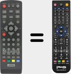 Ersatzfernbedienung für RT0406HD