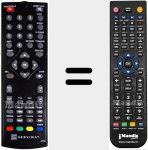 Ersatzfernbedienung f&uuml;r DF00 (TNT65HDU)