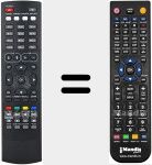 Replacement remote control for V8S