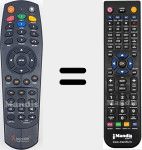 Replacement remote control for Xtreamer001