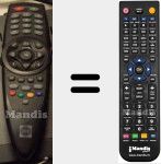 Replacement remote control for WISI002