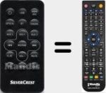 Replacement remote control for HG02955