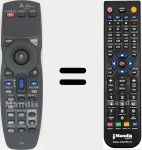 Replacement remote control for R002