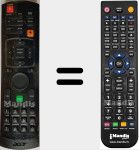 Replacement remote control for MC.JH211.001