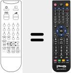 Replacement remote control for FB 6