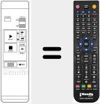 Replacement remote control for 143.9.4100.62382