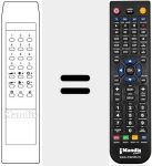 Replacement remote control for TC 5120