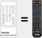 Ersatzfernbedienung f&uuml;r 4320