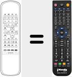Replacement remote control for 49-900-023