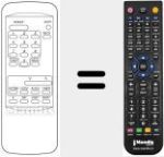 Replacement remote control for 5100 S