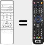 Replacement remote control for 55 TLC