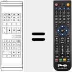 Replacement remote control for IRC 1